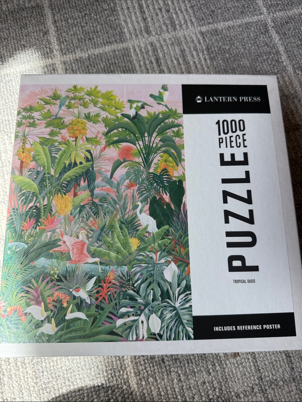 Lantern Press 1000-Piece Tropical Oasis Puzzle